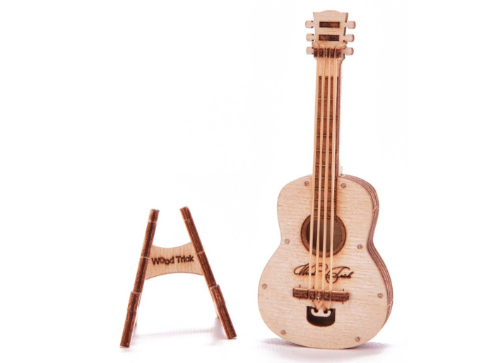 Gitara mini Wood Trick z drewna